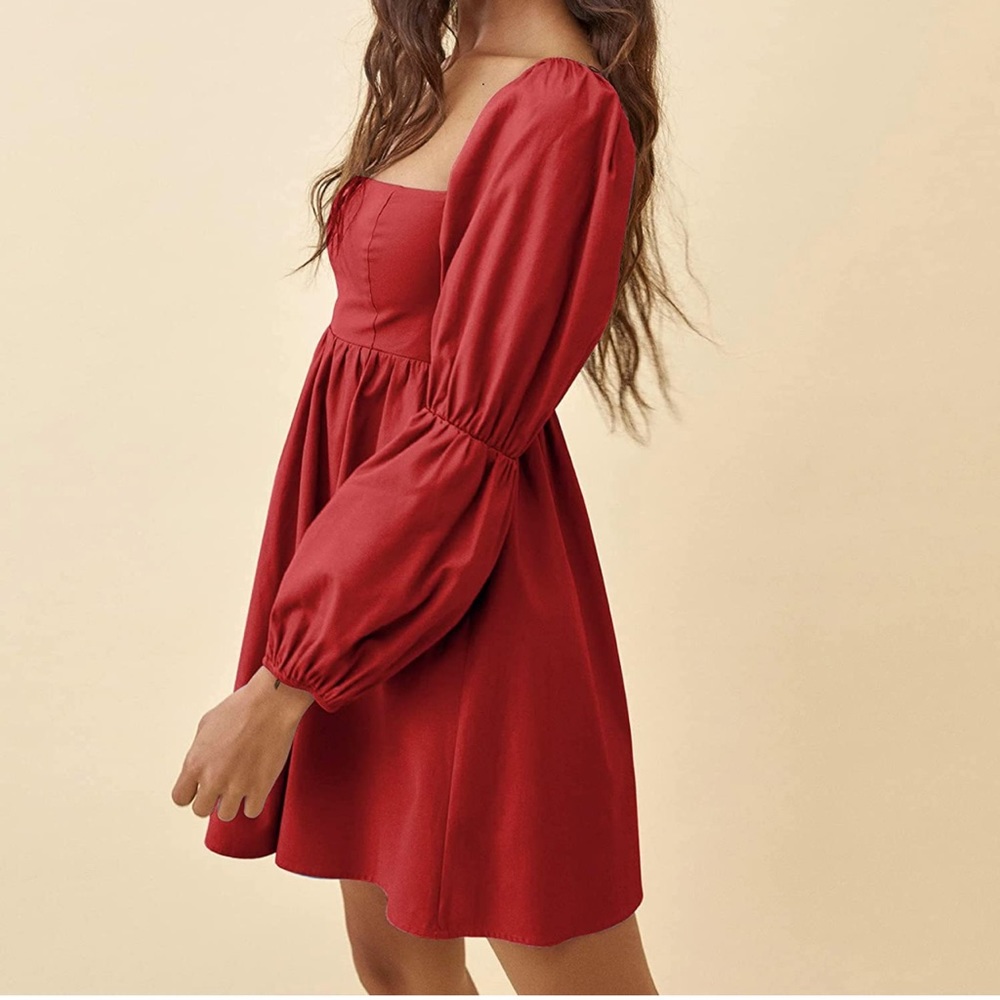 Exlura red square neck new with tags
